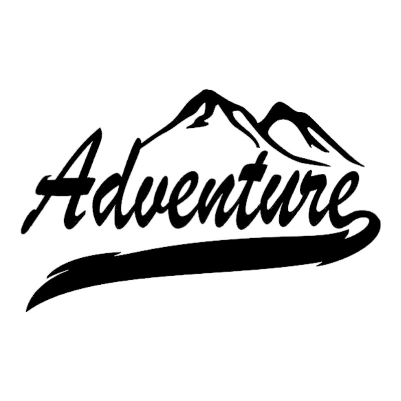 سيارة ملصق مضحك مغامرة التخييم - مراجعة Outdoor Adventure Words وسعره