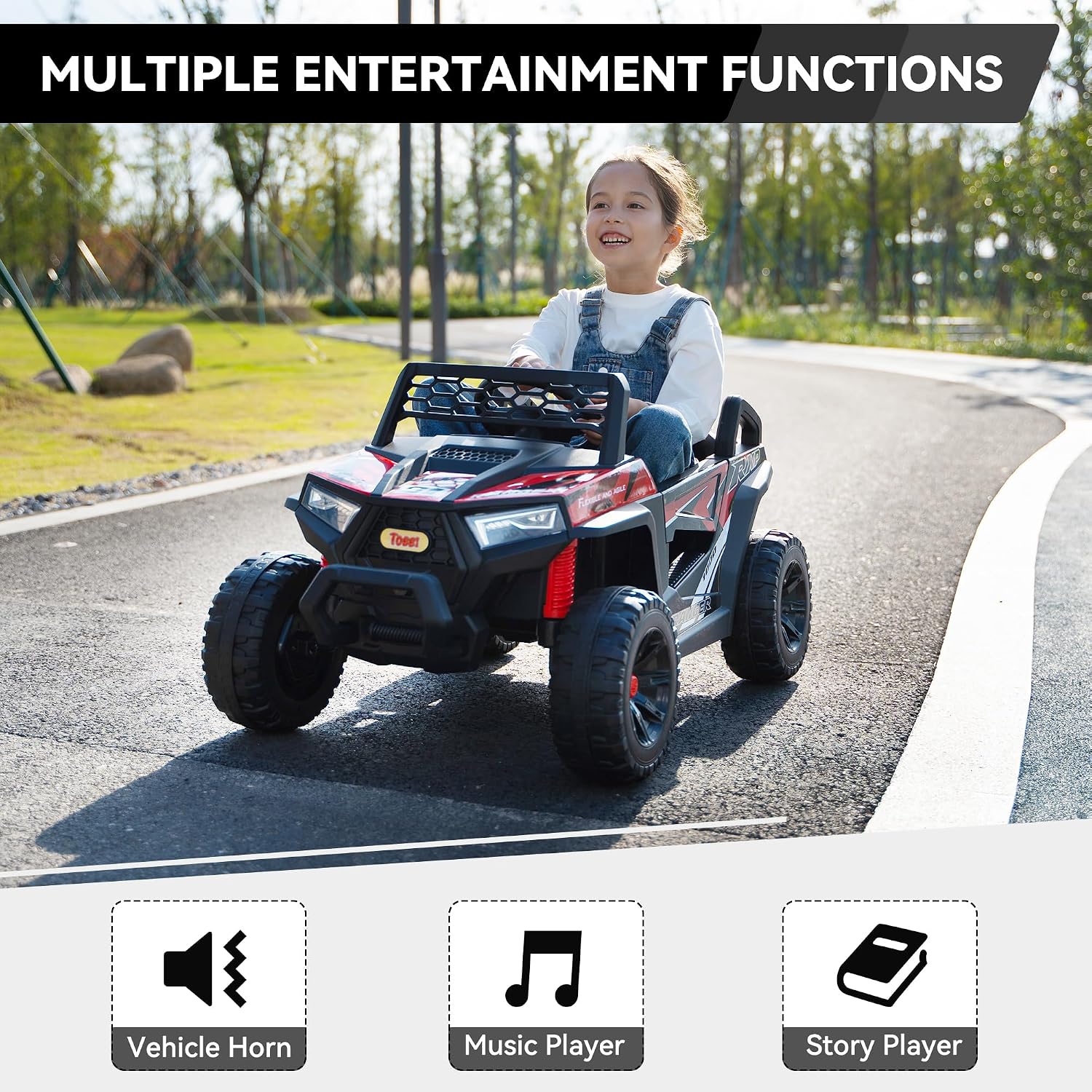سيارة أطفال كهربائية تعمل بالب - مراجعة Outdoor Adventure For Toddlers وسعره